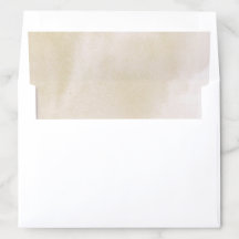 Neutral Tan Watercolor Envelope Liner