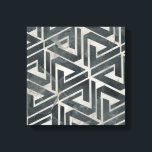 Neutral Tile Collection - Geometric Canvas Print<br><div class="desc">Neutral Tile Collection II by June Erica Vess. Features repeating geometric shapes.</div>