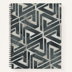Neutral Tile Collection - Geometric Notebook