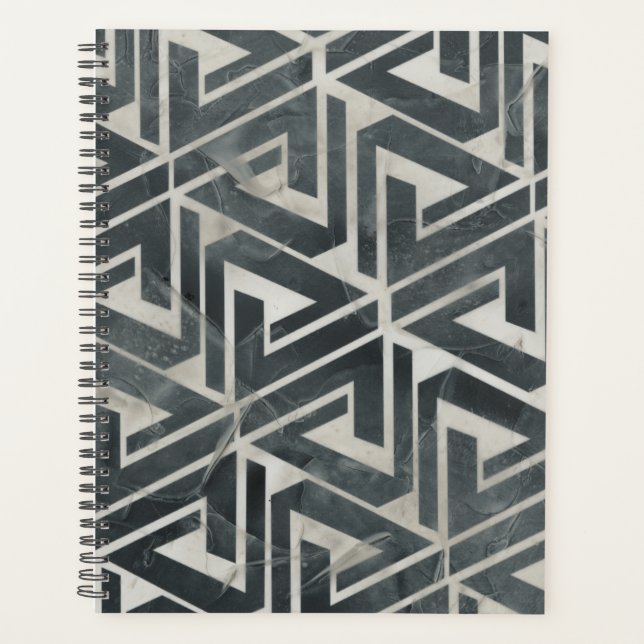 Neutral Tile Collection - Geometric Planner (Front)