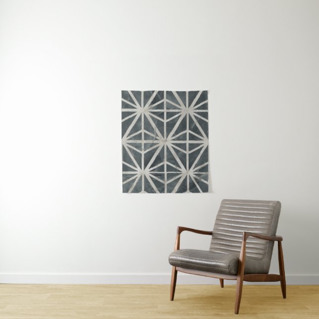 Neutral Tile Collection Tapestry (In Situ)