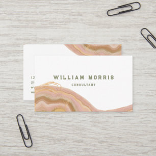 Neutral Tone Minimalist   QR Code Professional Business Card