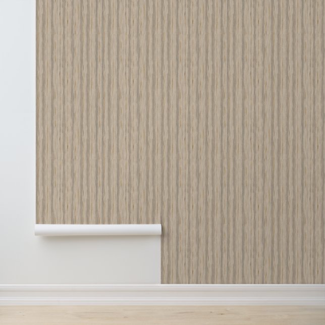 Neutral Vertical Texture – Soft Beige & Gold Wallpaper (Application)
