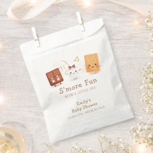 Neutral Whimsical S'more Fun Baby Shower  Favour Bag