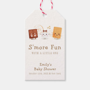 Neutral Whimsical S'more Fun Baby Shower  Gift Tags
