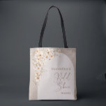 Neutral wildflowers boho arch Bridesmaid gift Tote Bag<br><div class="desc">Beauty popular now design for Tote Bag - the perfect bridesmaid  gift  - Elegant watercolor wildflowers in trendy earthy colours – ivory,  beige,  shades of light brown,  white and touching of blush,  delicate woven into boho arch.</div>