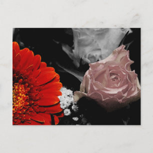 Neutrale Blumenkarte Postcard
