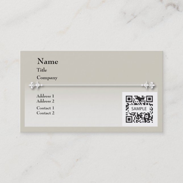 Neutre générique de modèle de carte de visite (Devant)