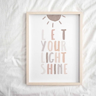 Neutre laissez briller votre affiche