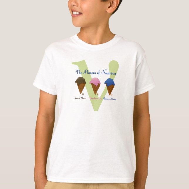 Neutrino Flavours Physics Fun Shirt (Front)