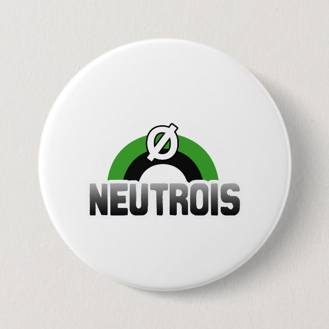 Neutrois Pride 3 Inch Round Button (Front)