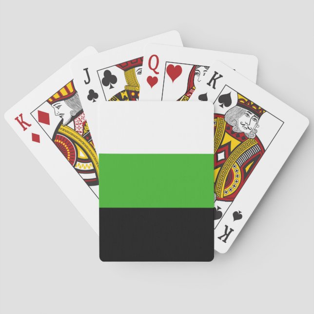 Neutrois pride flag playing cards (Back)