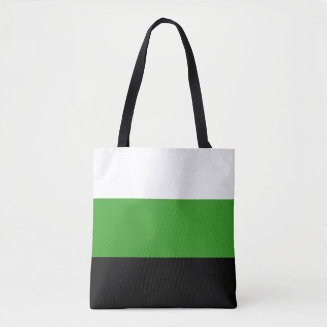 Neutrois Pride Flag Tote Bag (Front)