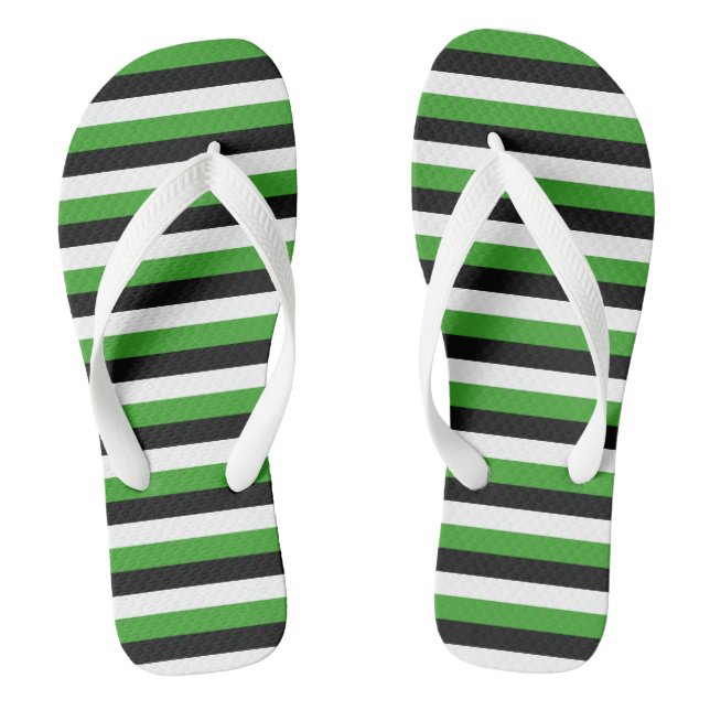 Neutrois Pride Flip Flops (Footbed)