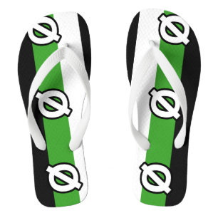 Neutrois Pride Flip Flops
