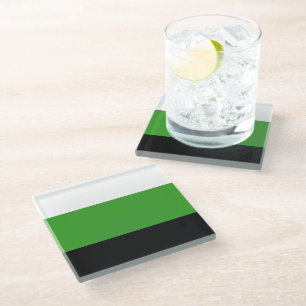 Neutrois Pride Glass Coaster