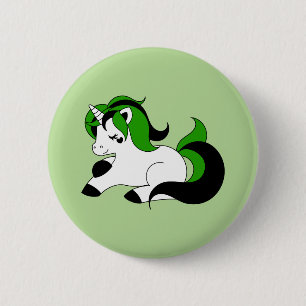 Neutrois unicorn 2 inch round button
