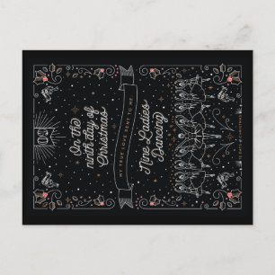 NEUVIÈME JOUR DE NOËL / Carte de Noël