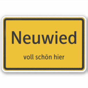 Neuwied Sticker Autosticker