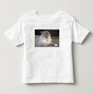Neva Masquerade cat yawning Toddler T-shirt