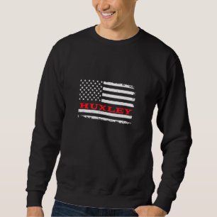 Nevada American Flag Huxley Usa Patriotic Souvenir Sweatshirt