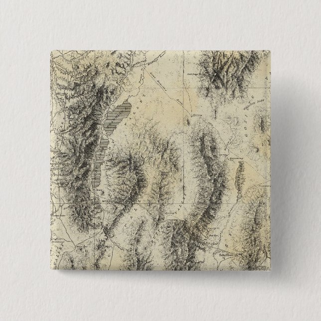 Nevada and Utah 2 Inch Square Button (Front)