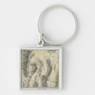 Nevada and Utah Keychain