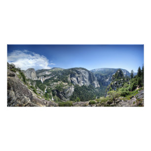 Nevada and Vernal Falls - Yosemite Photo Print