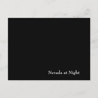 Nevada at Night Postcard