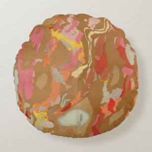 Nevada Basin Geological Round Pillow