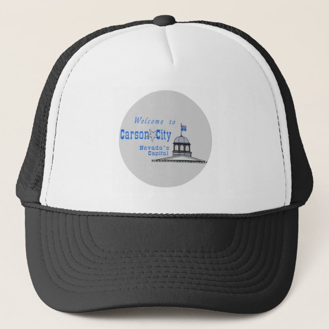 NEVADA Carson City Trucker Hat (Front)