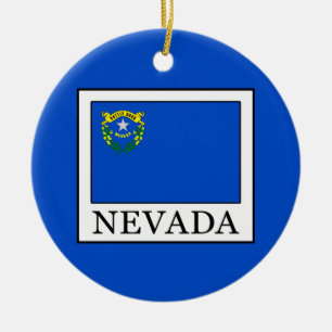 Nevada Ceramic Ornament