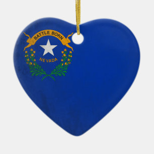 Nevada Ceramic Ornament