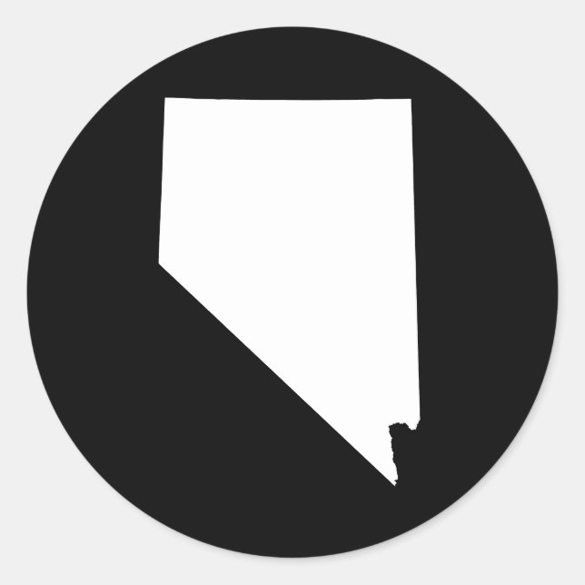 Nevada Classic Round Sticker (Front)