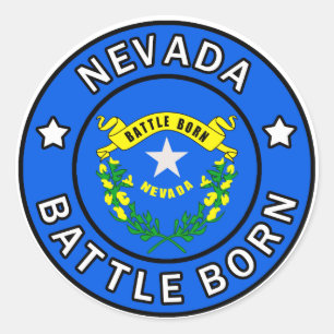 Nevada Classic Round Sticker