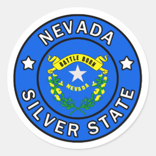 Nevada Classic Round Sticker