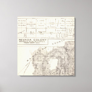 Nevada Colony Canvas Print