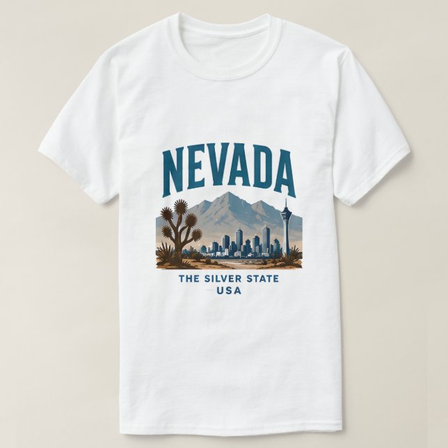 Nevada Desert Adventure T-Shirt (Design Front)