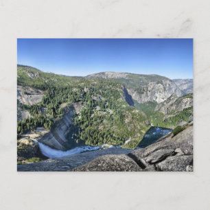 Nevada Fall from Liberty Cap - Yosemite Postcard