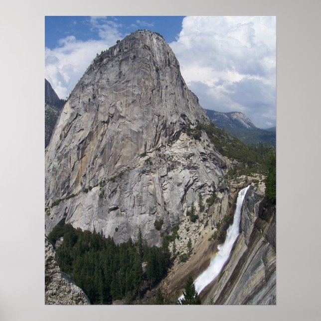 Nevada Falls and Liberty Cap Poster (Front)
