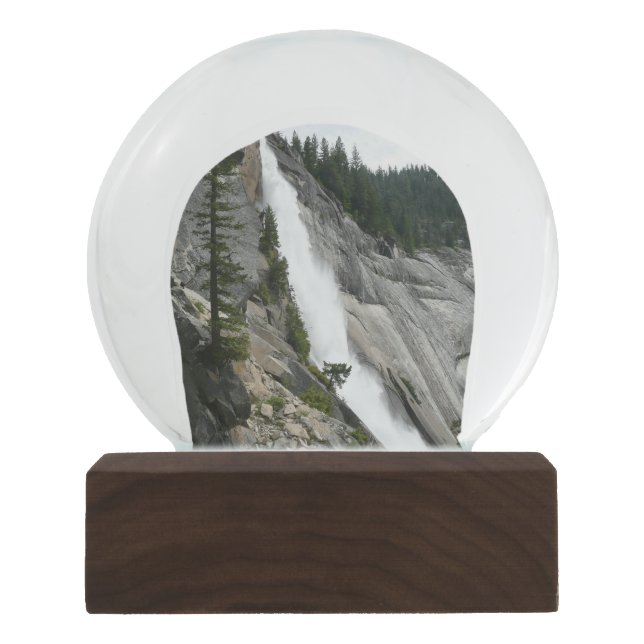 Nevada Falls at Yosemite National Park Snow Globe (Front)