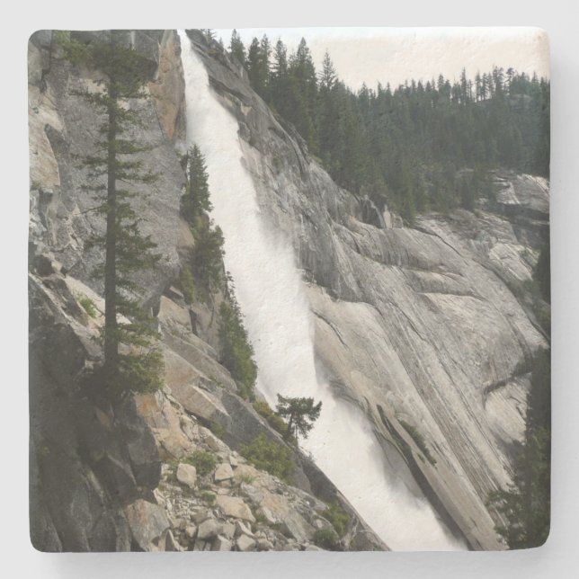 Nevada Falls at Yosemite National Park Stone Coaster (Front)
