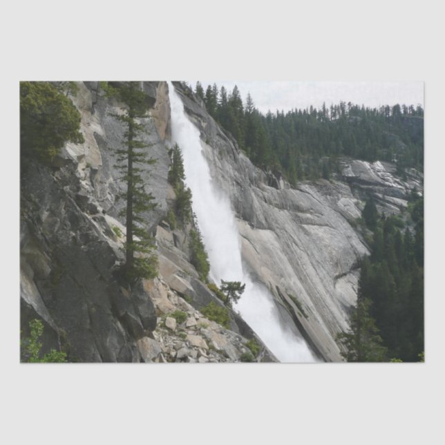 Nevada Falls at Yosemite National Park Tissue Paper (Front)