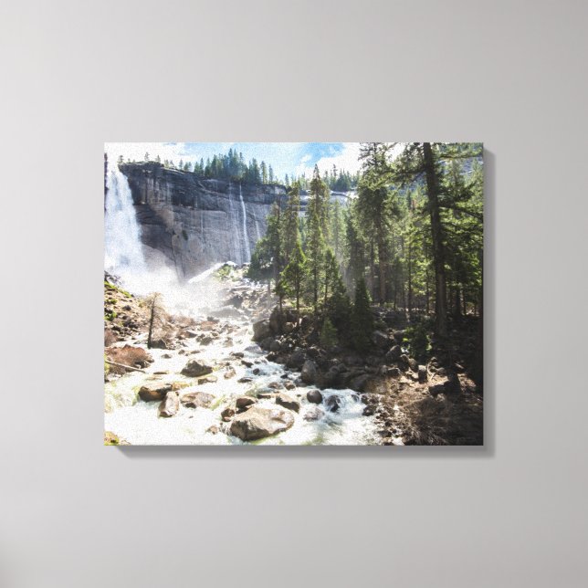 Nevada Falls Canvas Print (Front)