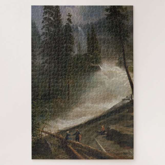 Nevada Falls Yosemite Jigsaw Puzzle (Vertical)