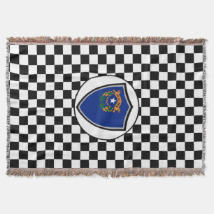 Nevada flag throw blanket