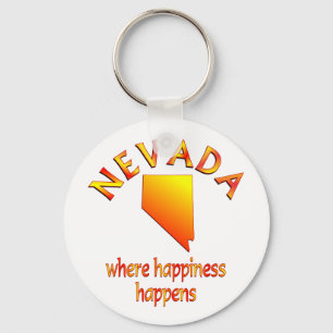 NEVADA Happiness Keychain