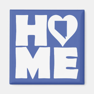 Nevada Home Heart State Fridge Magnet