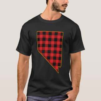 Nevada Home State Buffalo Plaid T-Shirt