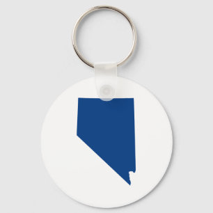 Nevada in Blue Keychain